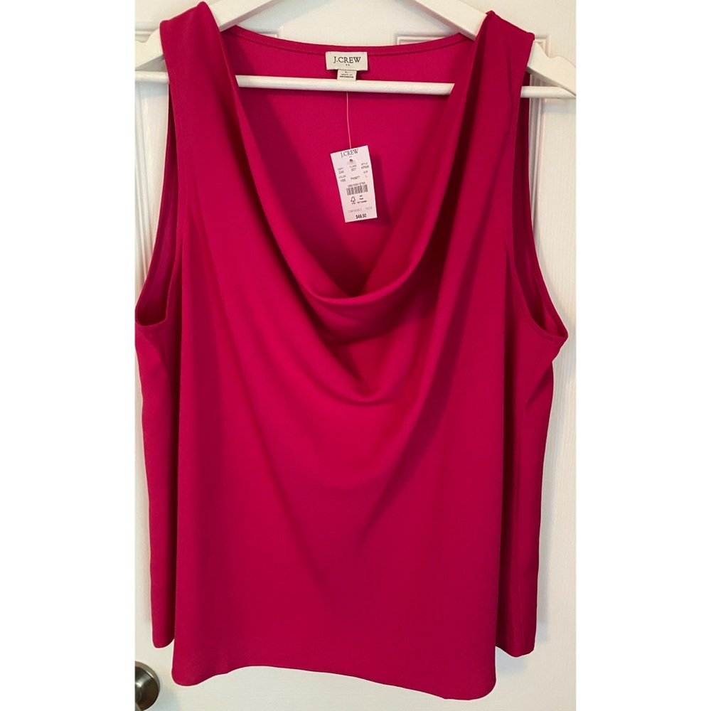 J. Crew Sleeveless top in Vintage Berry size L
